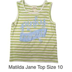 Matilda Jane Stripe Tank top size 10